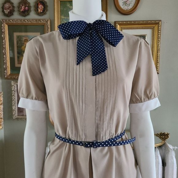 Authentic Original Vintage Style Dresses & Skirts - Vintage Dress 3pc Set